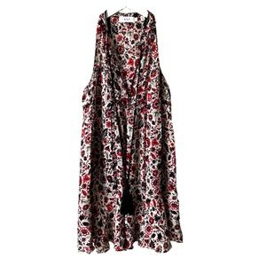 A.L.C. floral print sleeveless peasant top